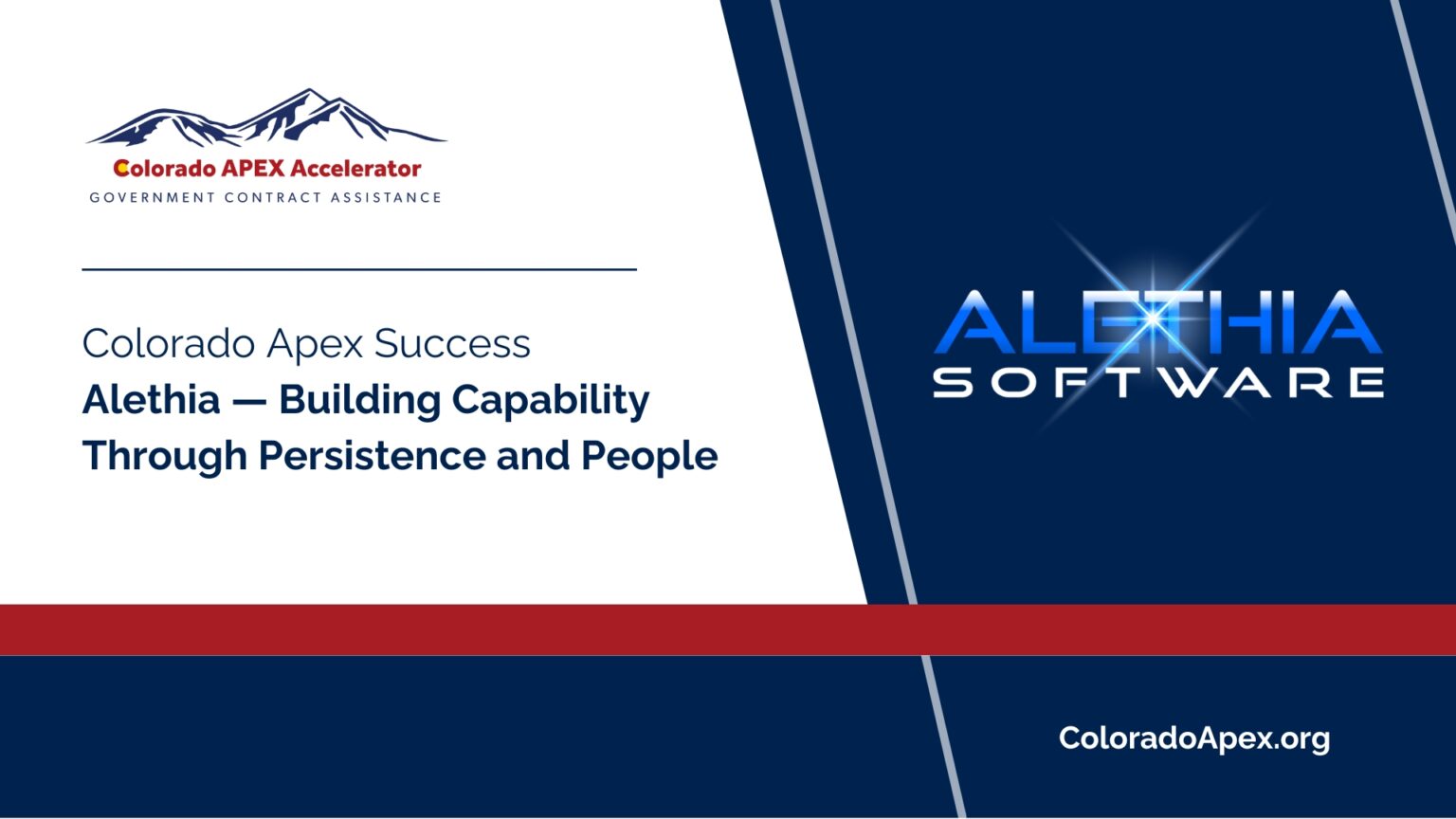 Alethia – Building Capability Through Persistence and People
